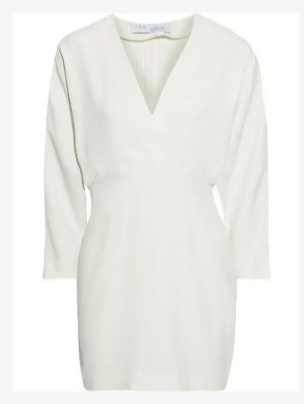 Women's Cream V-Neck Surplice Top